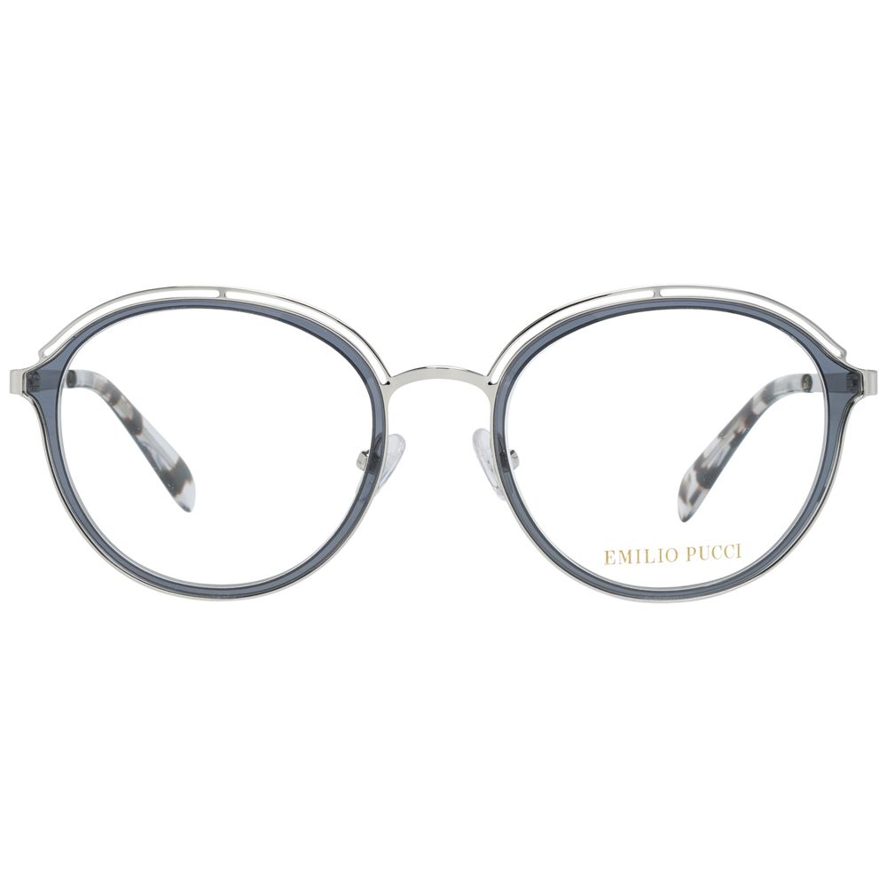 Emilio Pucci Gray Metal Glasses Frames