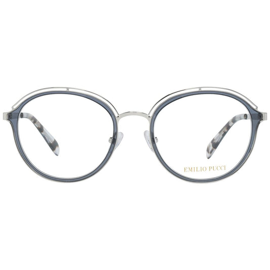 Emilio Pucci Gray Metal Glasses Frames