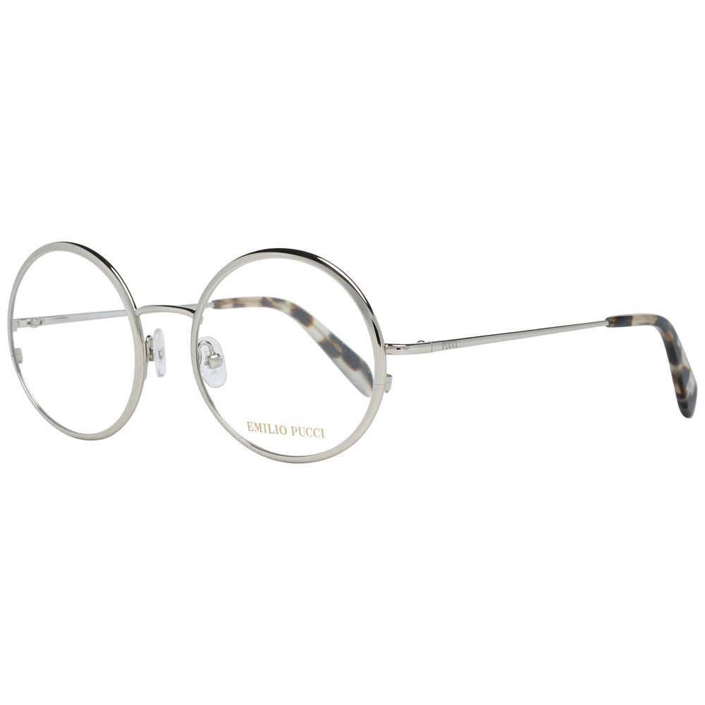 Emilio Pucci Gray Metal Glasses Frames
