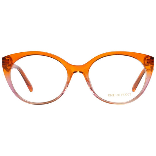 Emilio Pucci Orange Plastic Glasses Frames