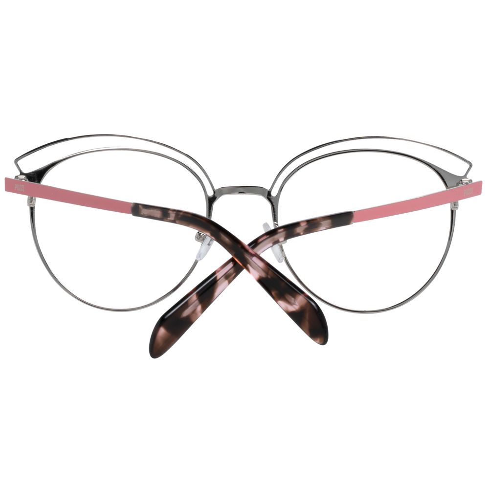 Emilio Pucci Pink Metal Glasses Frames