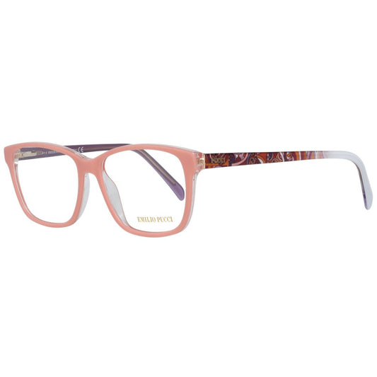 Emilio Pucci Pink Plastic Glasses Frames