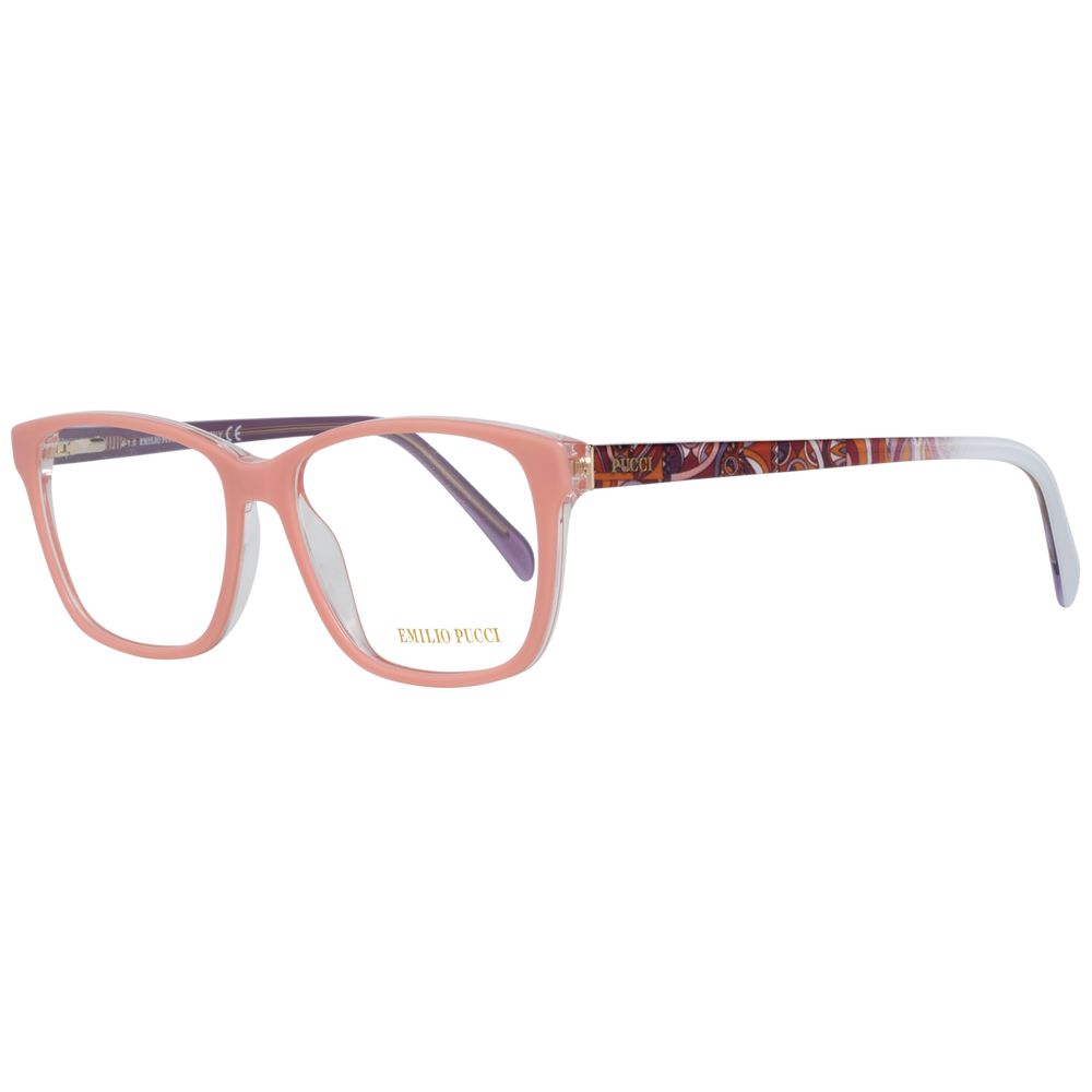 Emilio Pucci Rose-Hued Designer Eyewear Elegance