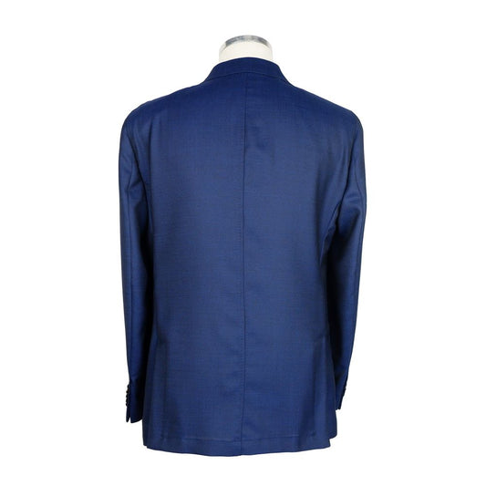 Emilio Romanelli Blue Wool Men's Blazer