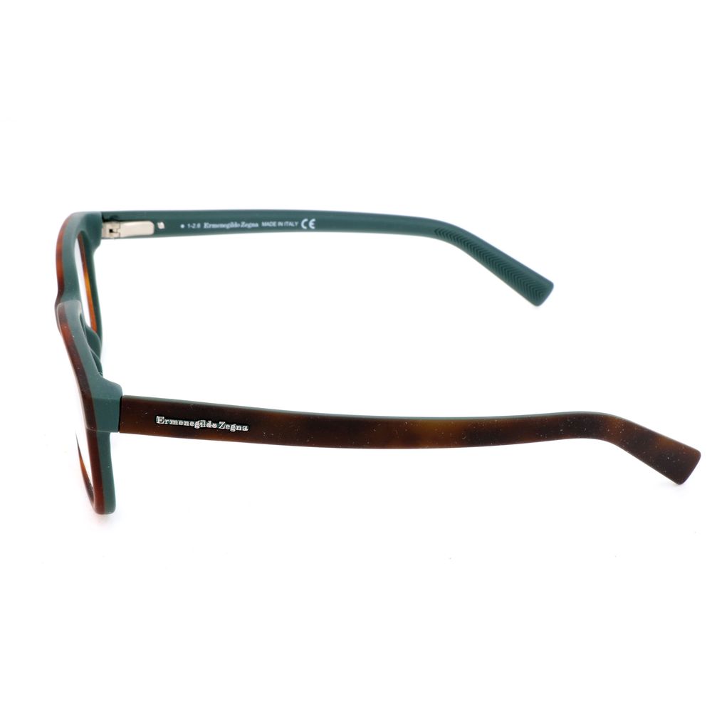 Ermenegildo Zegna Brown Acetate Glasses Frames
