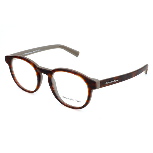 Ermenegildo Zegna Brown Acetate Glasses Frames
