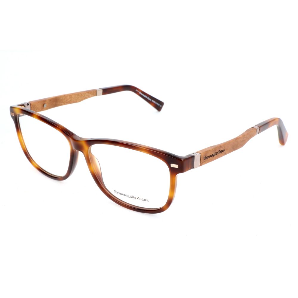 Ermenegildo Zegna Brown Acetate Glasses Frames