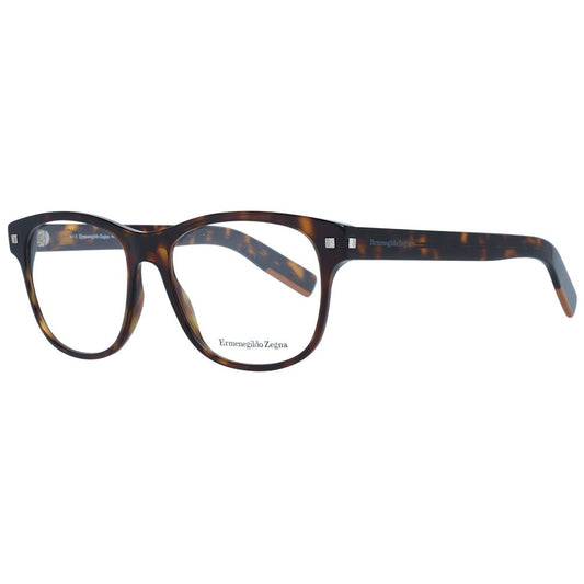 Ermenegildo Zegna Brown Men Optical Frames