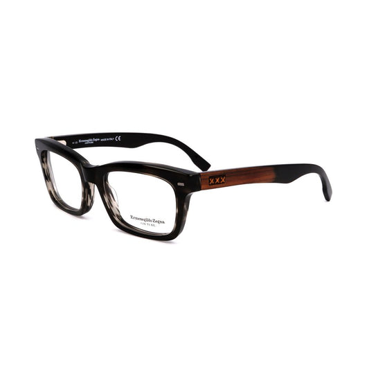 Ermenegildo Zegna Gray Acetate Glasses Frames