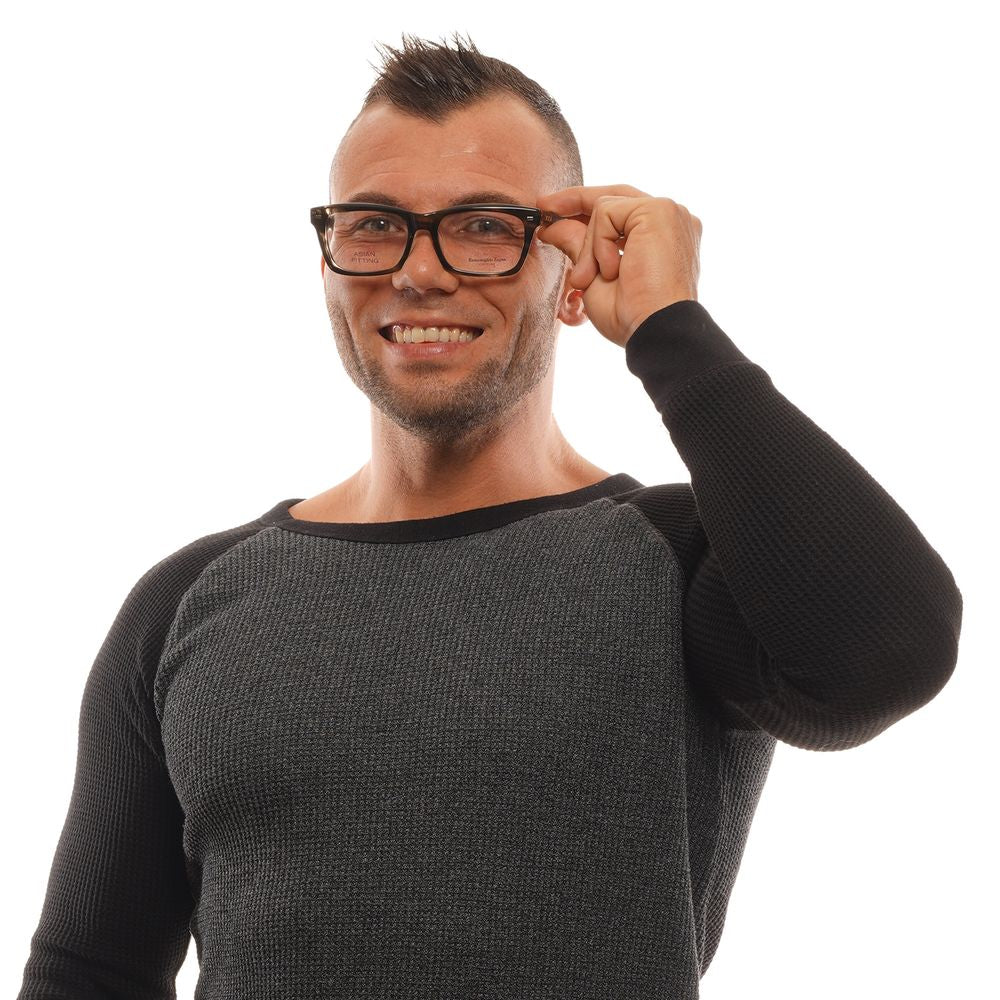 Ermenegildo Zegna Gray Acetate, Wood & Horn Glasses Frames