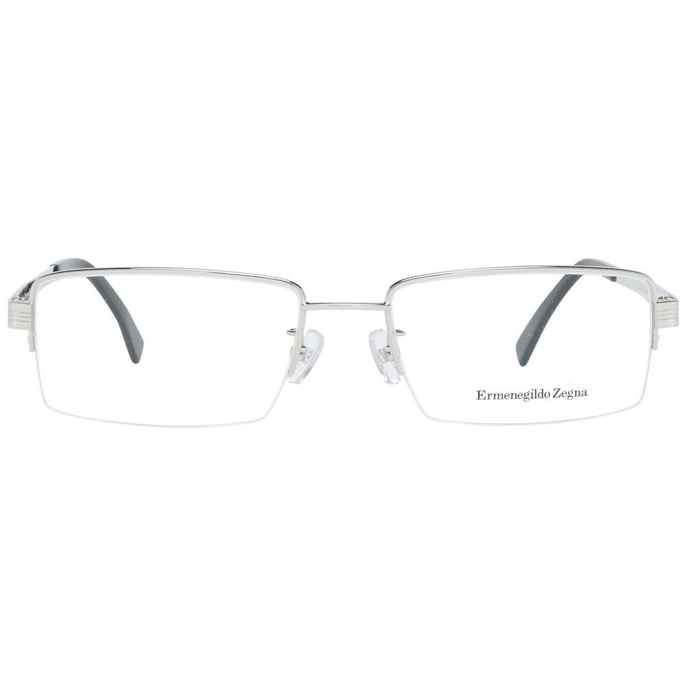 Ermenegildo Zegna Silver Titanium Glasses Frames