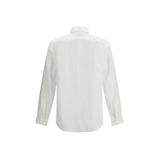 Etro White Linen Dress Shirt