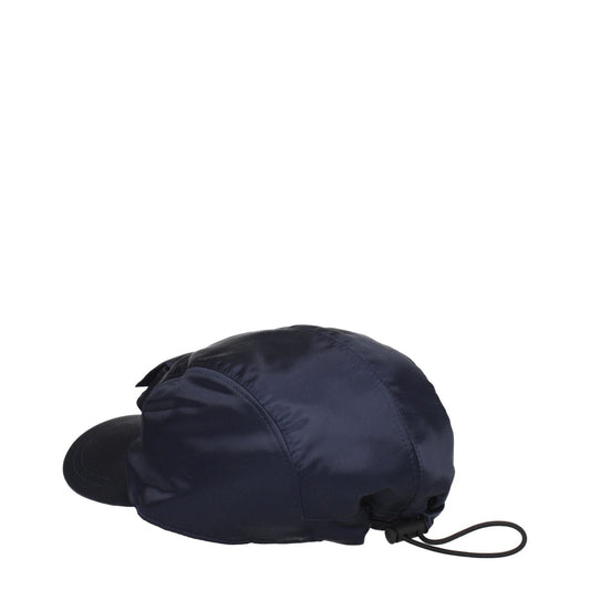 Fendi Blue Polyamide Caps Baseball Hat