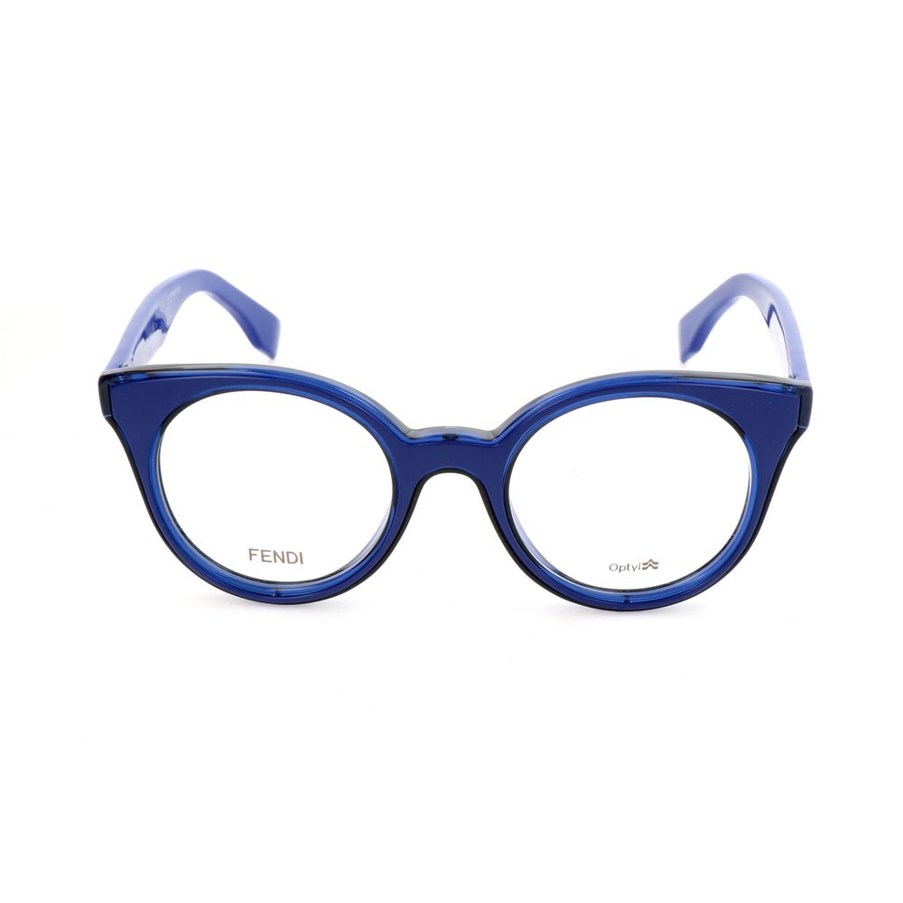 Fendi Blue Resin Glasses Frames