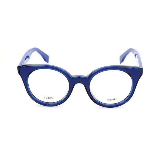 Fendi Blue Resin Glasses Frames