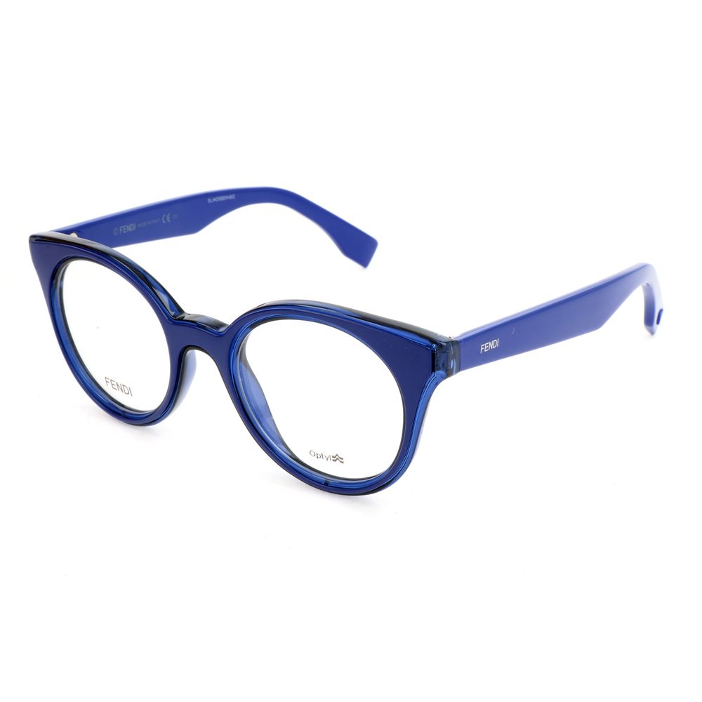 Fendi Blue Resin Glasses Frames