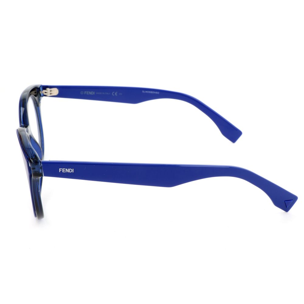 Fendi Blue Resin Glasses Frames