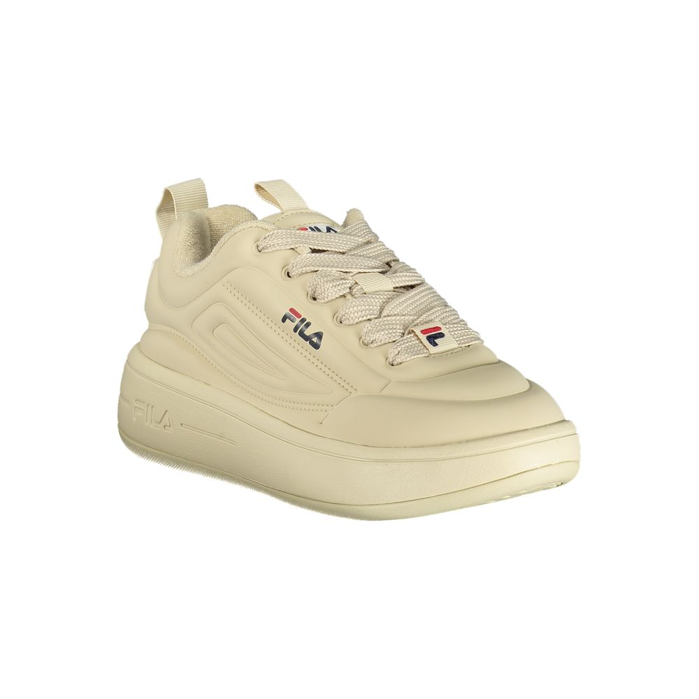 Fila Beige Polyester Athletic Sneakers