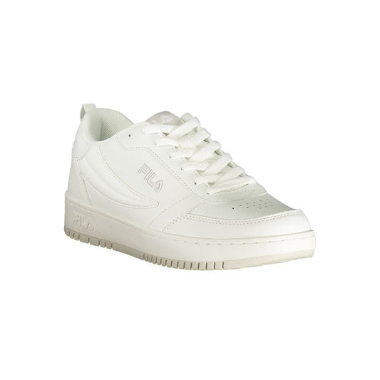 Fila White Polyester Athletic Sneakers