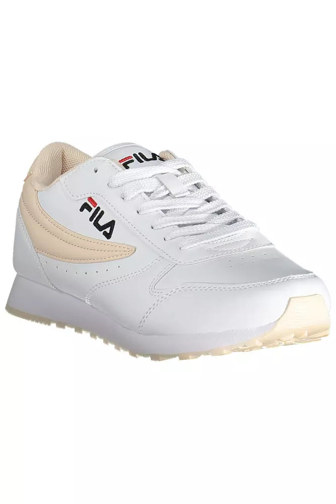 Fila White Polyethylene Women Sneaker