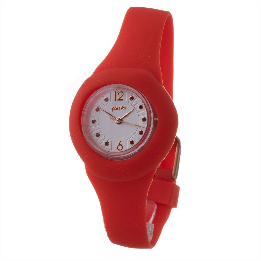 Folli Follie Red Silicone Watch