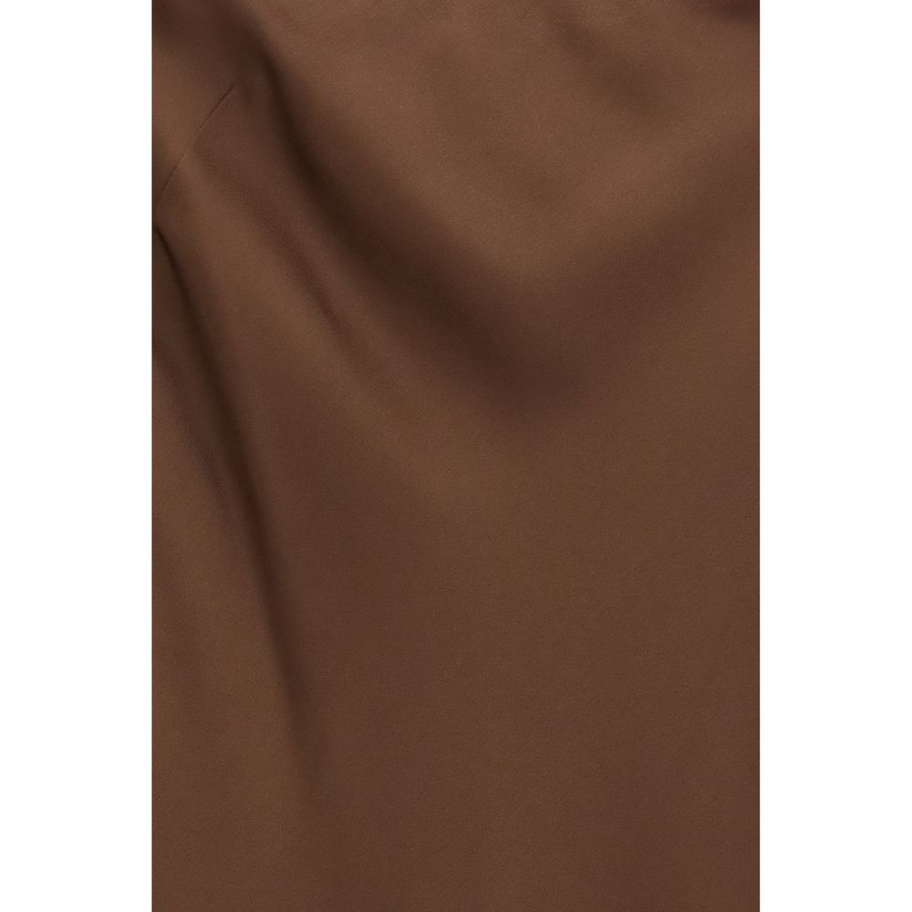 Forte_Forte Brown Acetate Casual Dress