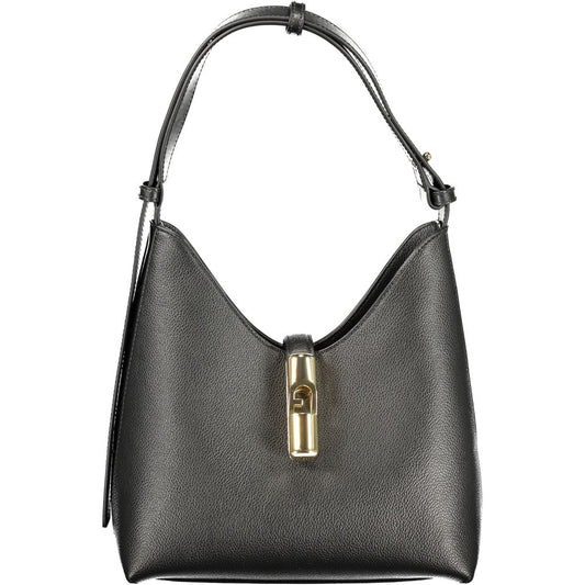 Furla Black Leather Handbag