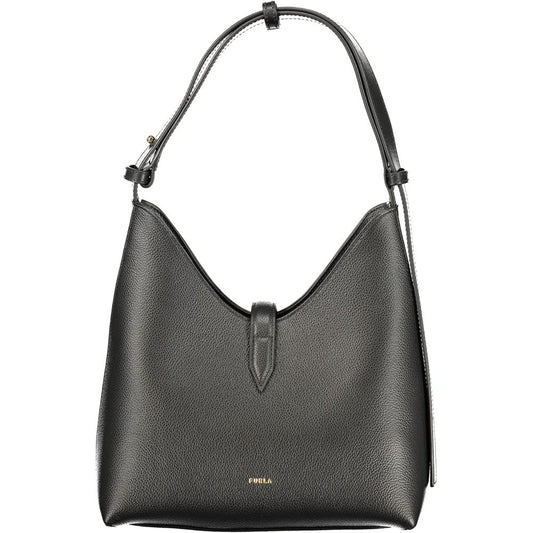 Furla Black Leather Handbag