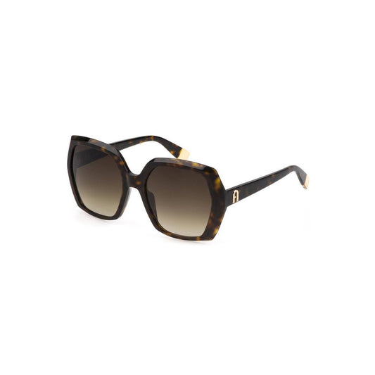 Furla Brown Haircalf Sunglasses
