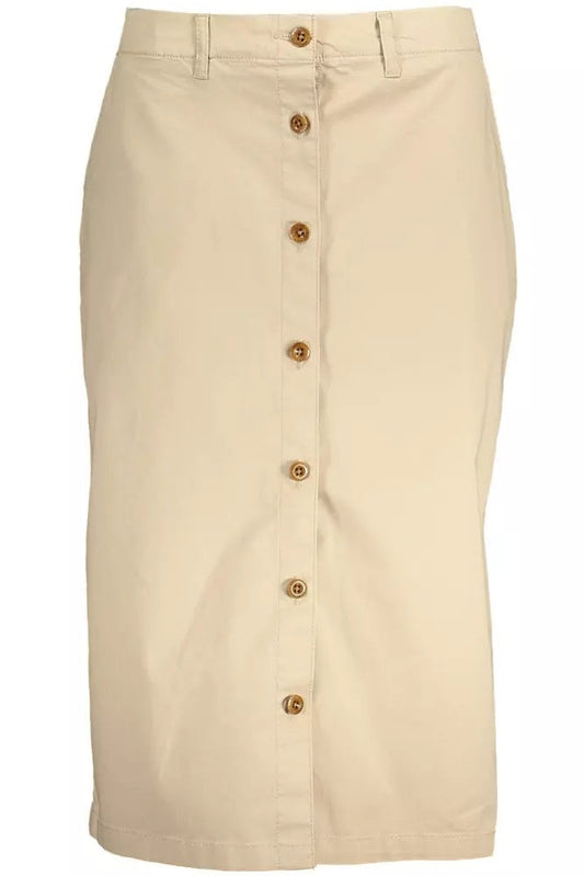 Gant Beige Cotton Women Skirt