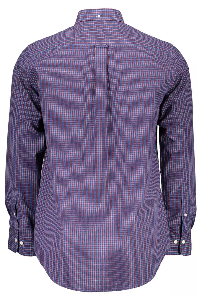 Gant Blue Cotton Men Shirt