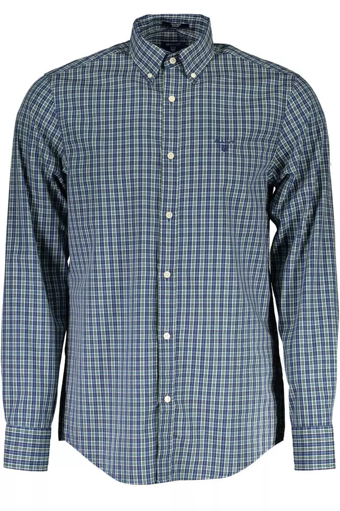 Gant Green Cotton Men Shirt