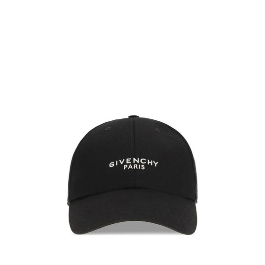 Givenchy Black Cotton Cap Baseball Hat