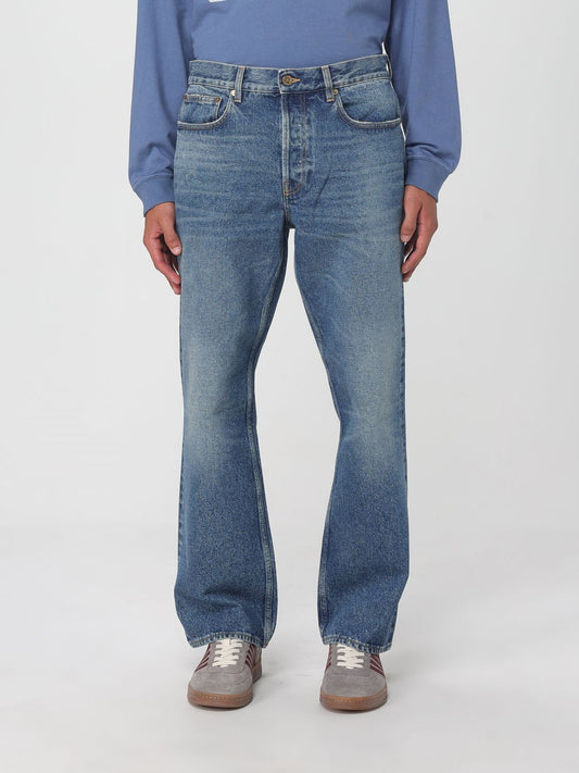 Golden Goose Blue Cotton Flared Jeans