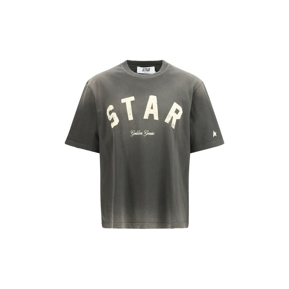 Golden Goose Gray Cotton T-Shirt
