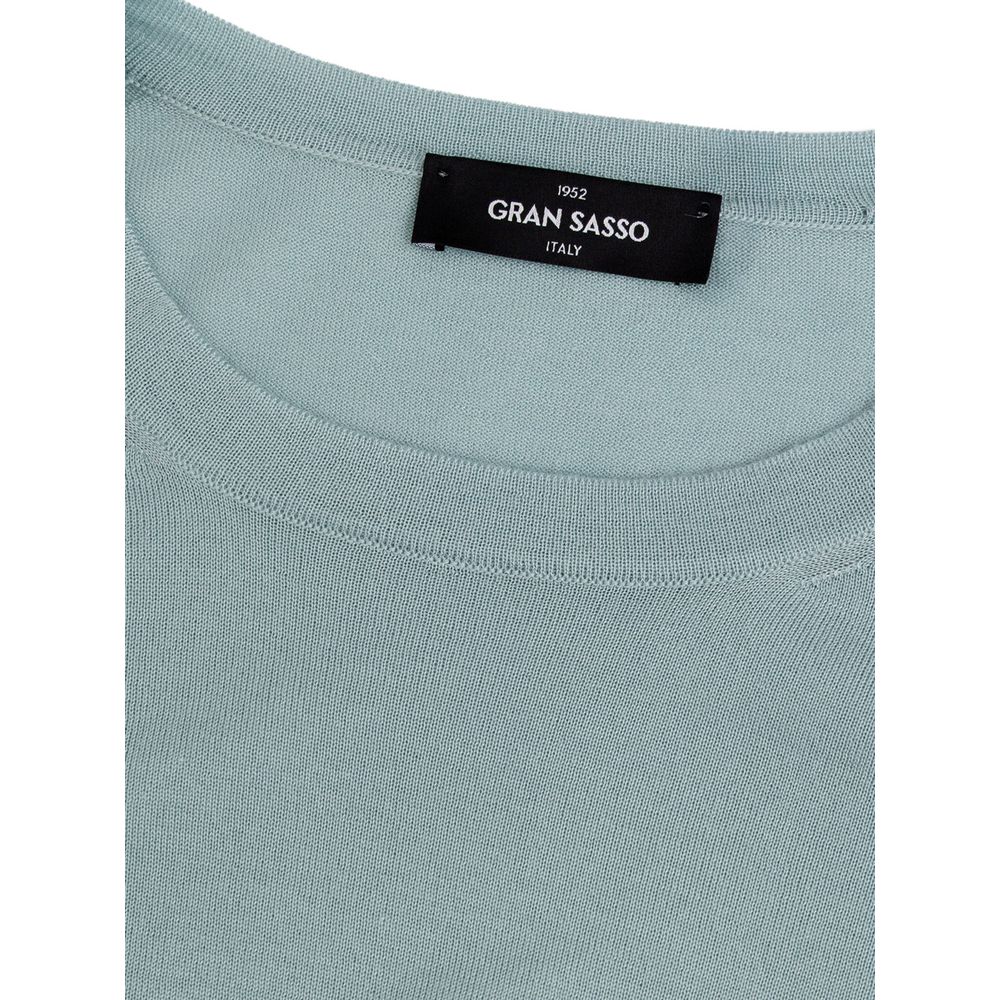 Gran Sasso Blue Cashmere Sweater