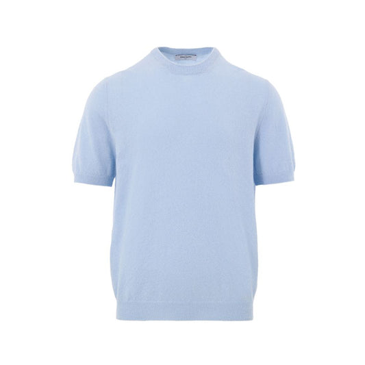 Gran Sasso Blue Cotton T-Shirt