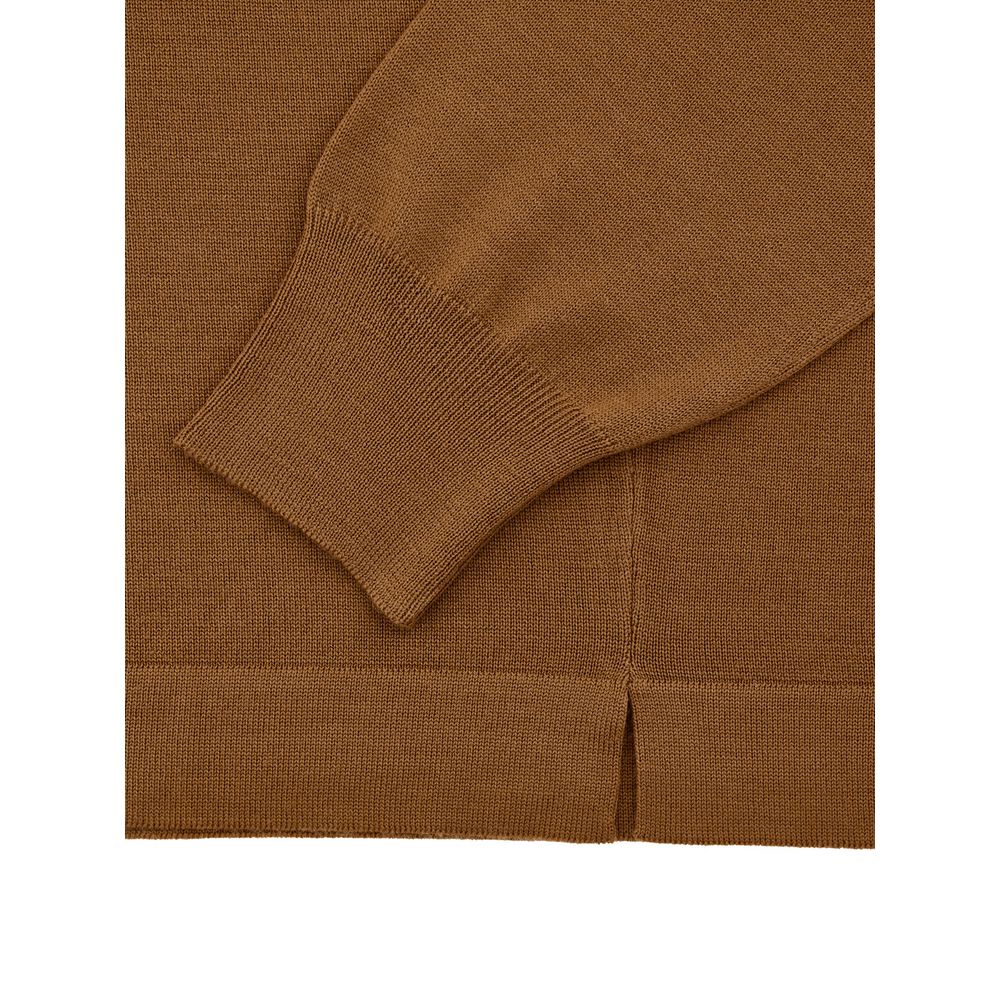 Gran Sasso Brown Wool Sweatshirt