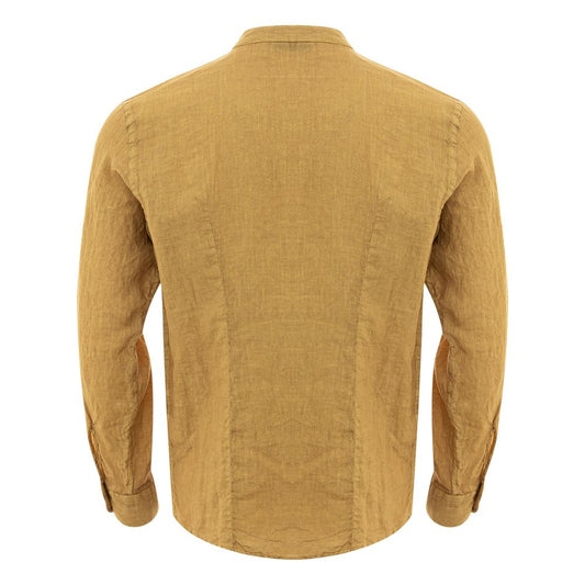 Gran Sasso Gold Linen Elegance Men's Shirt