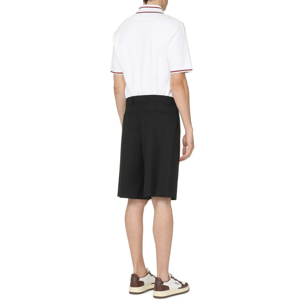 Gucci Black Polyester Bermuda Shorts