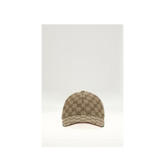 Gucci Brown Cotton Cap Baseball Hat
