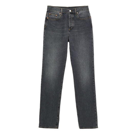 Gucci Gray Cotton Jeans Denim