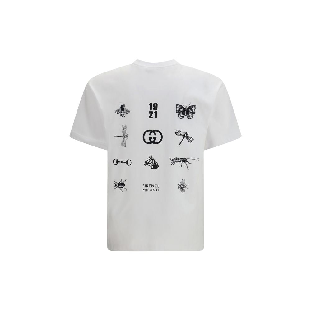 Gucci White Cotton T-Shirt