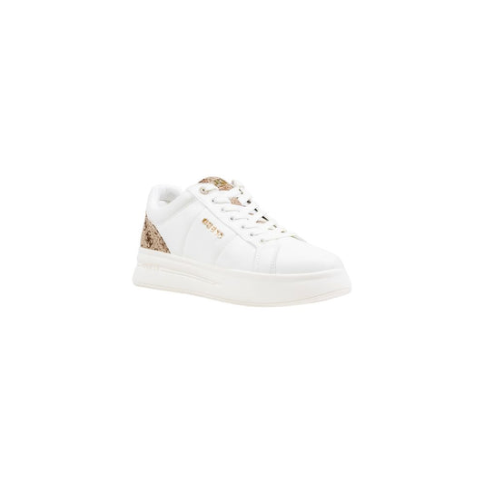 Guess Beige Synthetic Low Top Sneakers