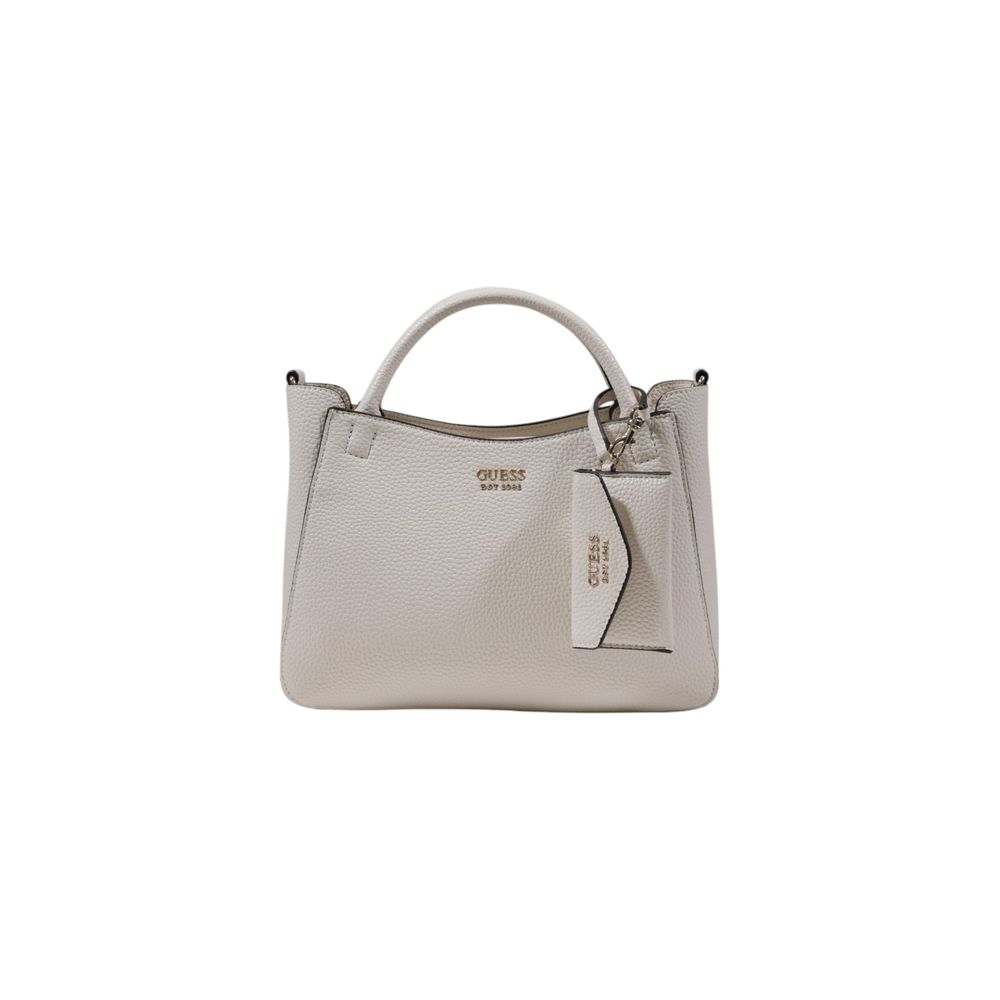 Guess Cream Polyethylene Handbag