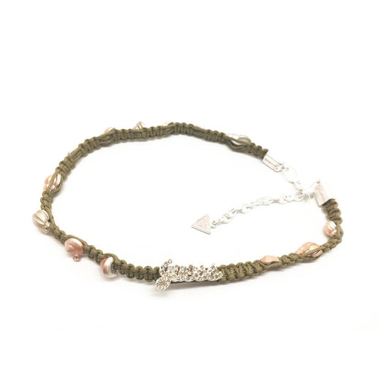 Guess Green Textile Necklace