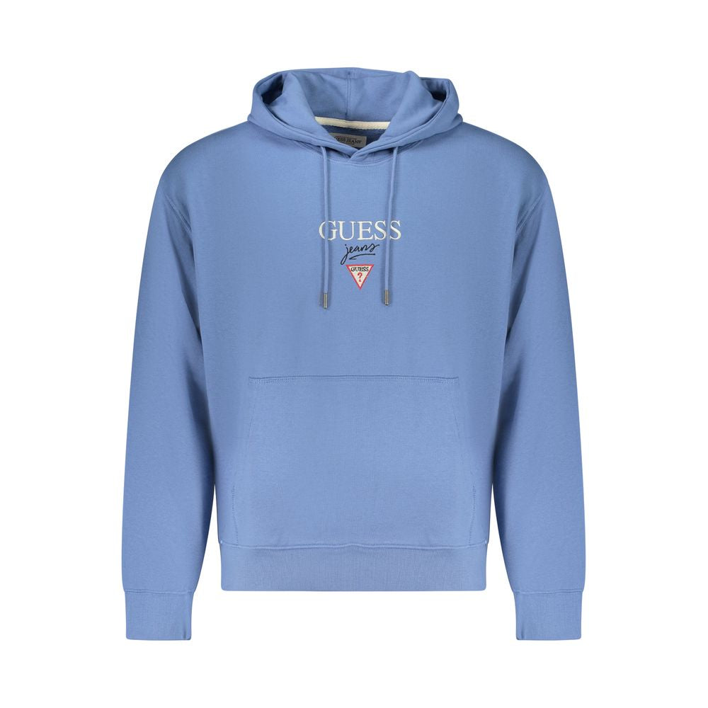 Guess Jeans Azzurro Cotton Men's Sweatshirt