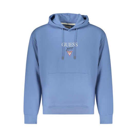 Guess Jeans Azzurro Cotton Men's Sweatshirt