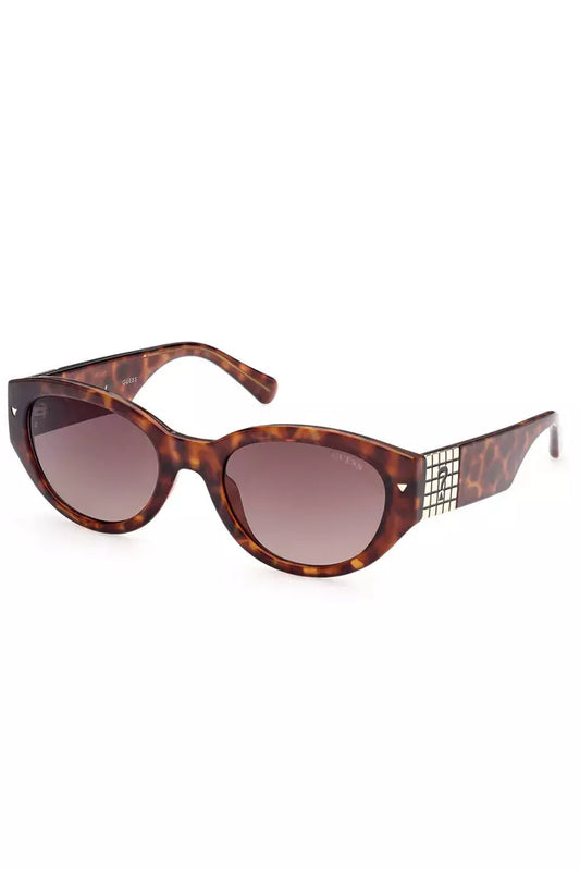 Guess Jeans Brown Injected Women Sunglass