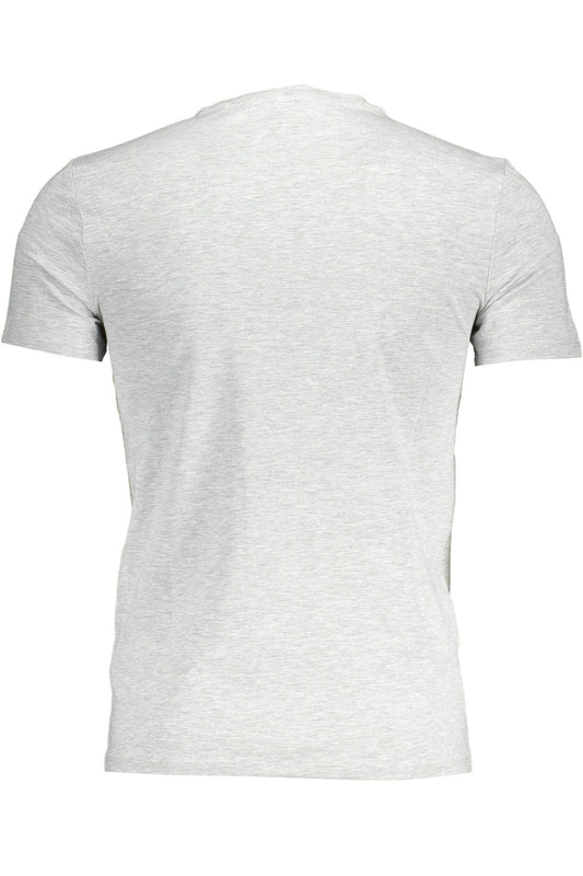 Guess Jeans Gray Cotton Men T-Shirt